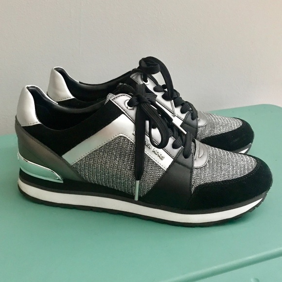 michael kors sneakers womens silver